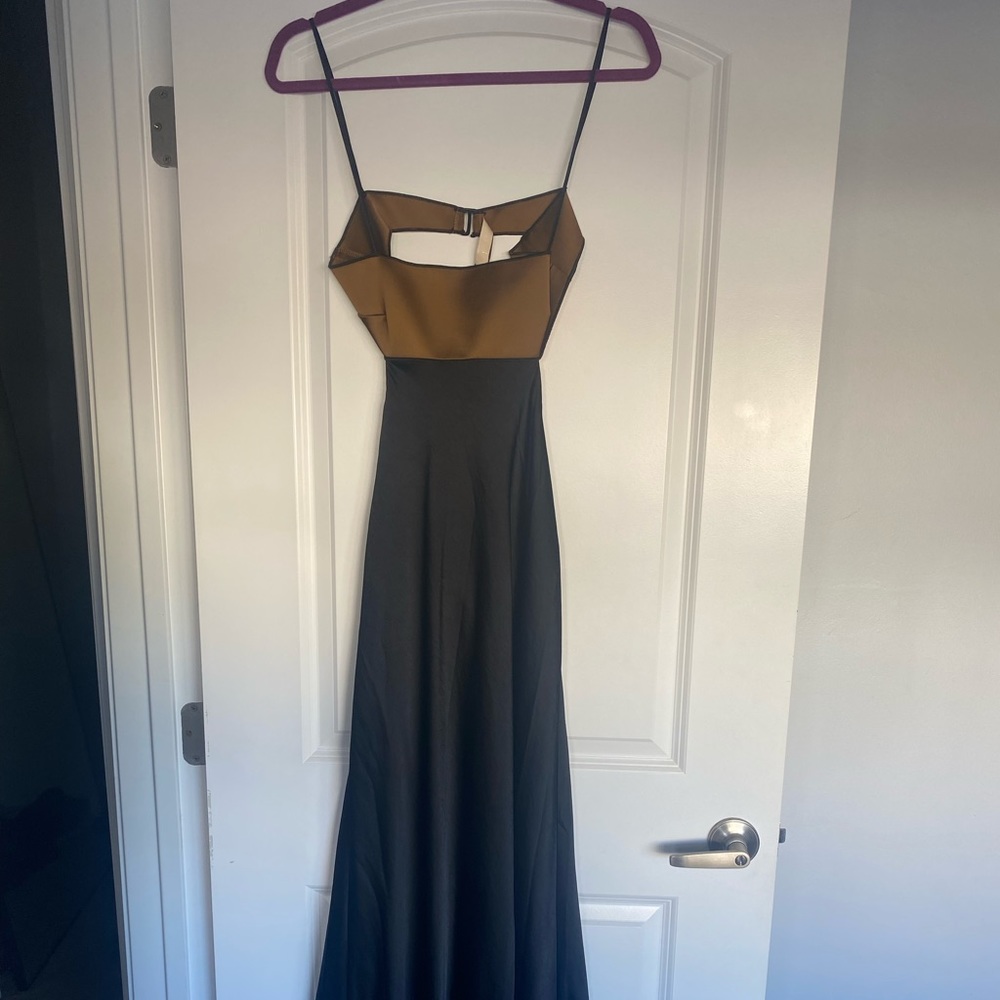 Urban outfitters “bec + bridge” cut out formal maxi dress